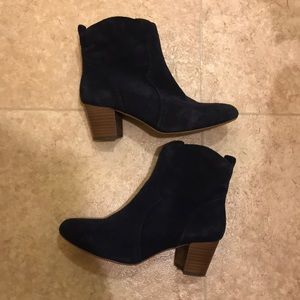 Steve madden, navy ankle boots women’s size 6 1/2